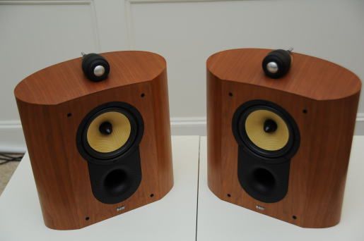 Bowers & Wilkins SCM1 Rear Surround Speakers   Cherry  MINT 