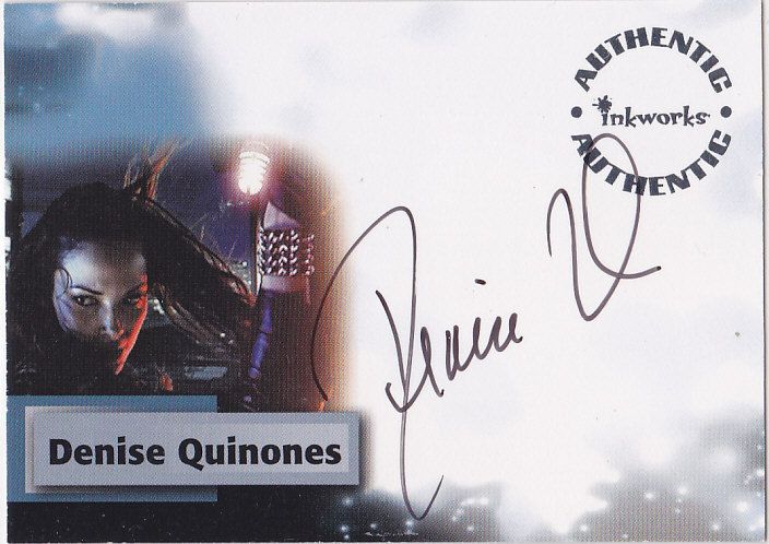 SMALLVILLE SEASON 5 A39 DENISE QUINONES AUTOGRAPH  