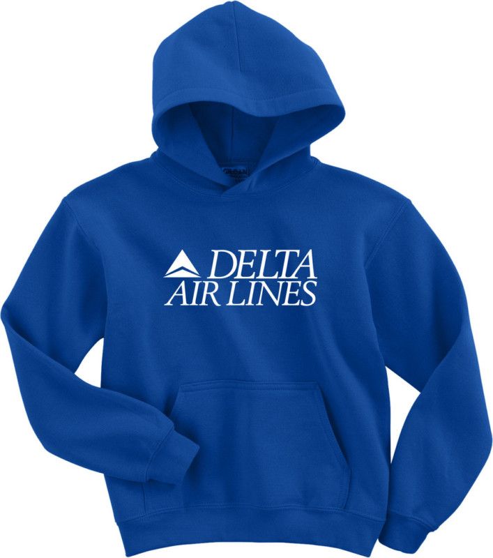 Delta Airlines Vintage Logo US Airline Hoody  
