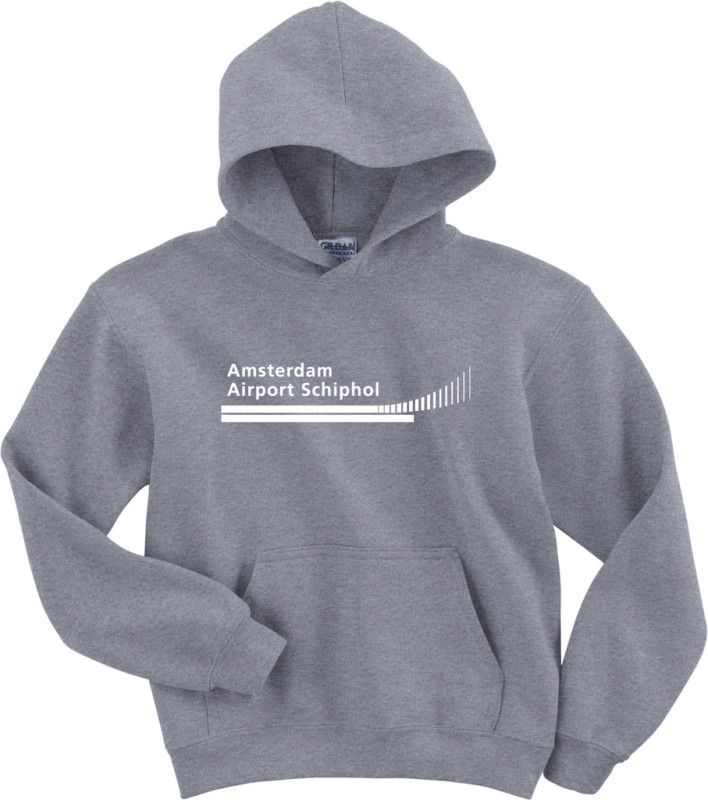 Amsterdam Airport Schiphol Vintage Logo Dutch Airport Hoody  