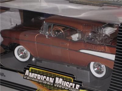 ERTL 57 CHEVY BEL AIR GOLD CHASE HARD TOP 1of2502 118  