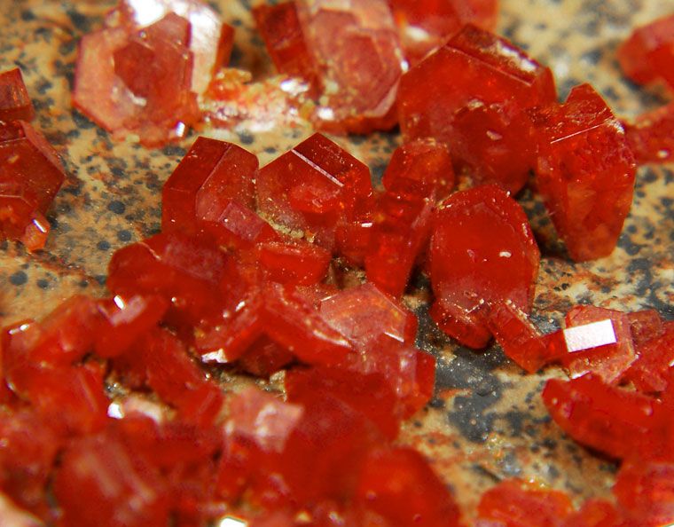 WHOLESALE FLAT VANADANITE Crystals 12@$15 Morocco  