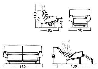 CASSINA, VERANDA CHAIRS (Pair of 2), Vico Magistretti~  