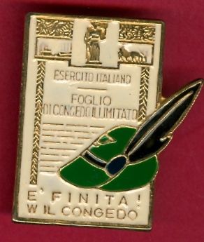 ITALY ARMY UNKNOWN ALPINO ALPINE UNIT POCKET BADGE  