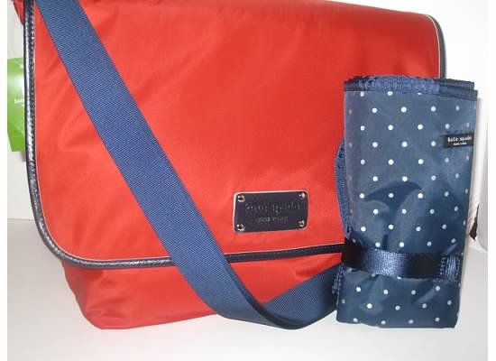 NEW Kate Spade Harbour Spring Messenger Baby Diaper Bag  