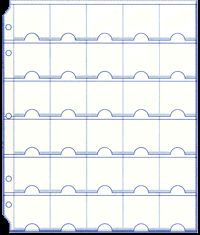 100   30 Pocket Heavy Duty Vinyl Coin Pages  