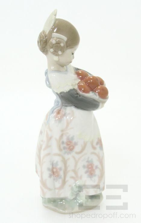 Lladro Valencian Girl With Oranges By Fulgencio García Handmade 