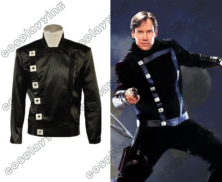 Andromeda Captain Dylan Hunt Black Jacket costume  