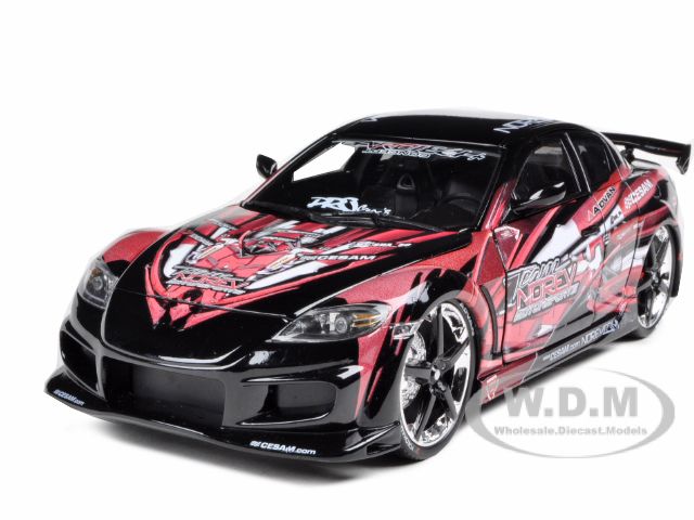 2007 MAZDA RX8 TEAM NOREV 1/18 DIECAST MODEL CAR  