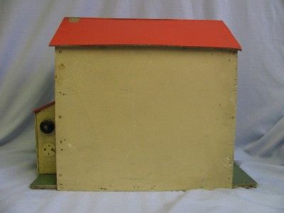 16x 12x 20 Hand Made 1920s 1930 HOBBY MAGAZINE DOLLHOUSE Metal Door 