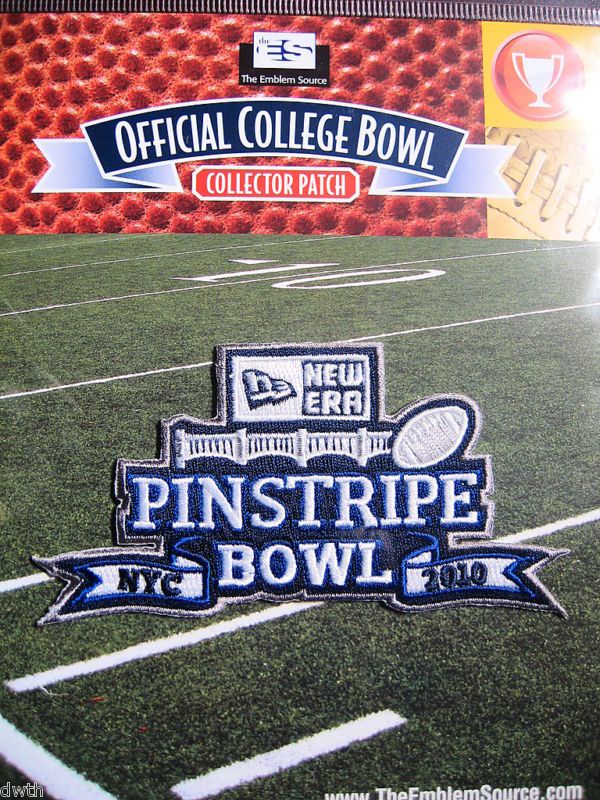 NCAA Pinstripe Bowl Patch 2010/11 Syracuse Kansas State  