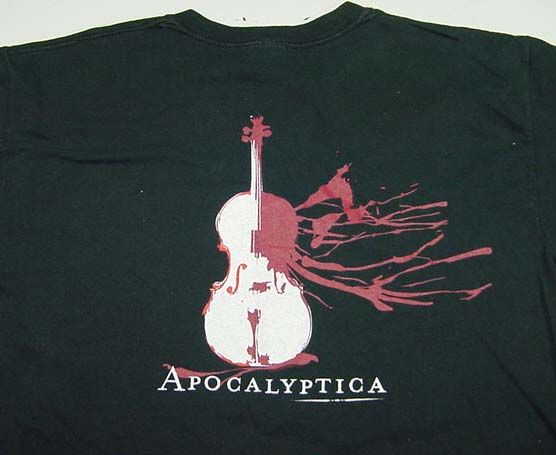 APOCALYPTICA HEAVY METAL CONCERT TOUR T SHIRT Sz Mens L  