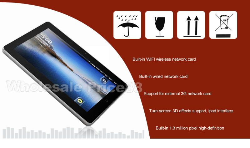   Android 2.2 Infortm X220 1GHZ 512M Tablet PC 4GB HDMI GPS PA3B  