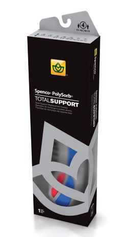 Spenco PolySorb® Total Support Foot Insoles Arch Suppor  