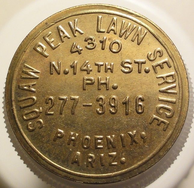 Fantasy Token) Phoenix Arizona Squaw Peak Lawn Service 1LB Grass Seed 