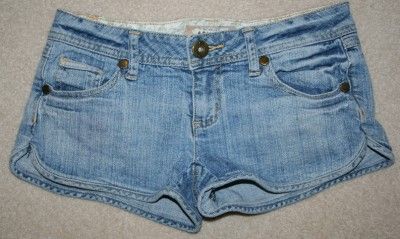 ARIZONA Size 0 Shorts Stretch 27 x 2.5 Denim Jean Low Rise Womens 