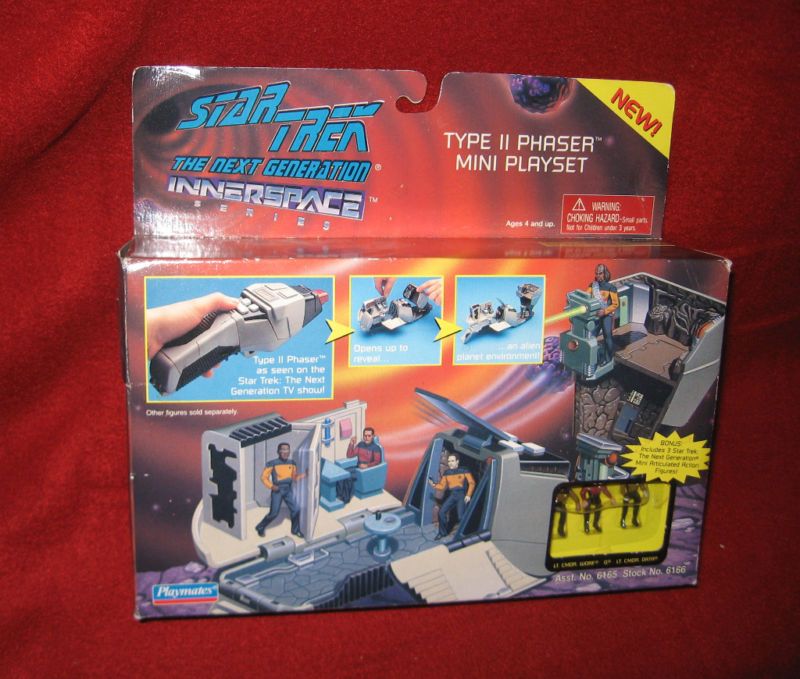 Star Trek Playmates Innerspace Type II Phaser Playset  