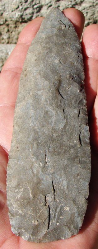 ARROWHEAD 6 1/2 FT PAYNE CHERT ARCHAIC BLADE GW 12  