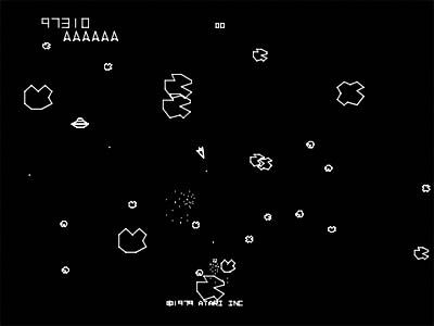 Atari Asteroids Arcade Video Game  