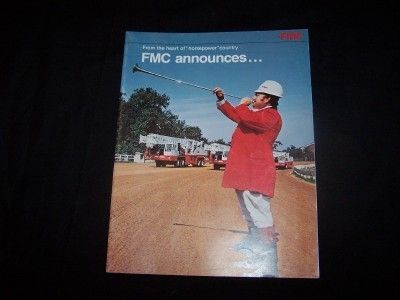 FMC Link Belt Truck Crane Brochure & 50 ton flysheets  