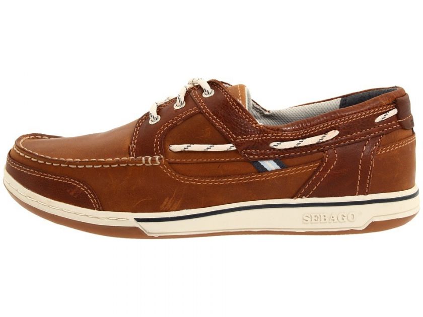 Sebago Mens Triton 3 Eyes Casual Boat Shoes  