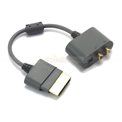 Optical Audio Adapter cable Audio For XBOX 360 HDMI AV  