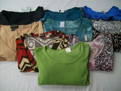 Plus Size LOT of 8 Womens Stylish Trendy Tops Sz 3XL 22/24 STYLE & Co 