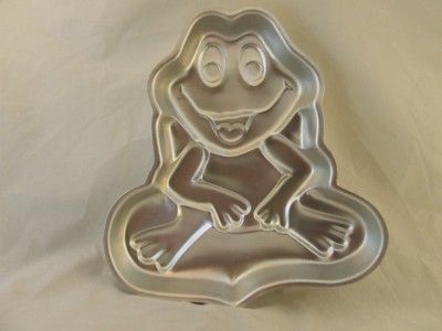 WILTON CAKE PAN MOLD FROG 1979 PRINCE POND LILYPAD EUC  