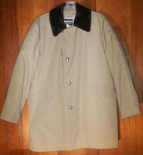 EDDIE BAUER VTG DOWN CAR COAT PARKA BARN JACKET 40 USA  