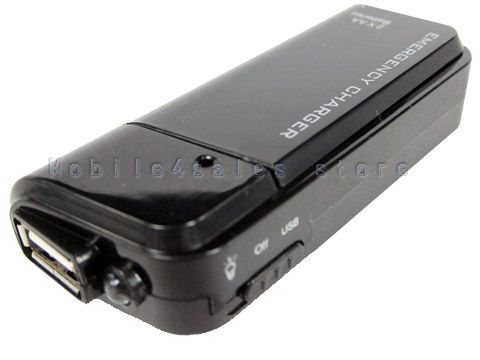 Battery Emergency USB Charger for Apple iPOD iPhone 4 3G 3GS 2G 