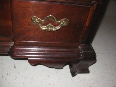 Thomasville Collectors Cherry Goddard Block Front Chest of 4 Drawers 