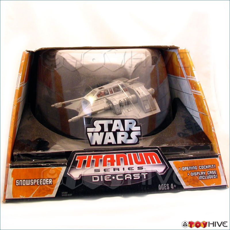 Star Wars Titanium series Hoth Snowspeeder Deluxe ship  