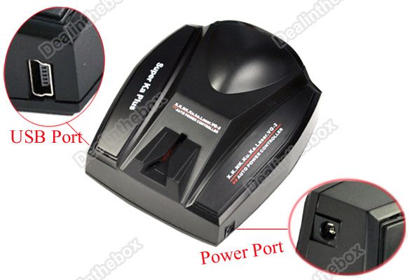 New Full Band Car Radar Detectors Voice for GPS Navigator A381  