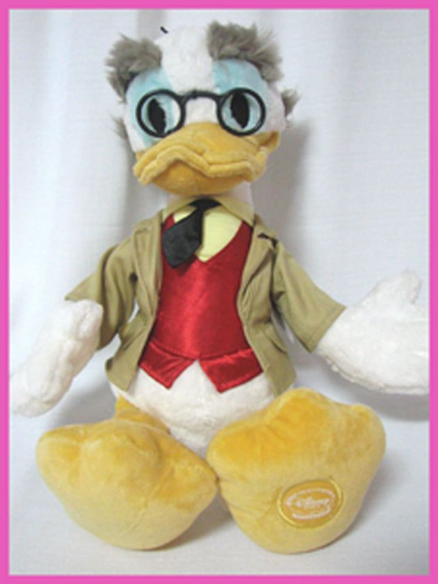 New DISNEY PROF LUDWIG VON DRAKE Plush Sz 15  