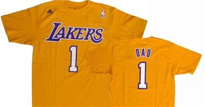 LA Lakers Dad T Shirt Father Day Laker gift ALL SIZES  