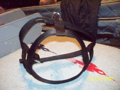 Black Extra Large Dog Harness Fits 38 To 44 Chest Heavy  