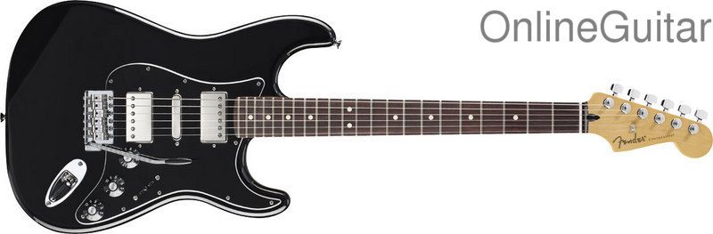 NEW FENDER® BLACK BLACKTOP RW HSH STRATOCASTER® STRAT® FREE 