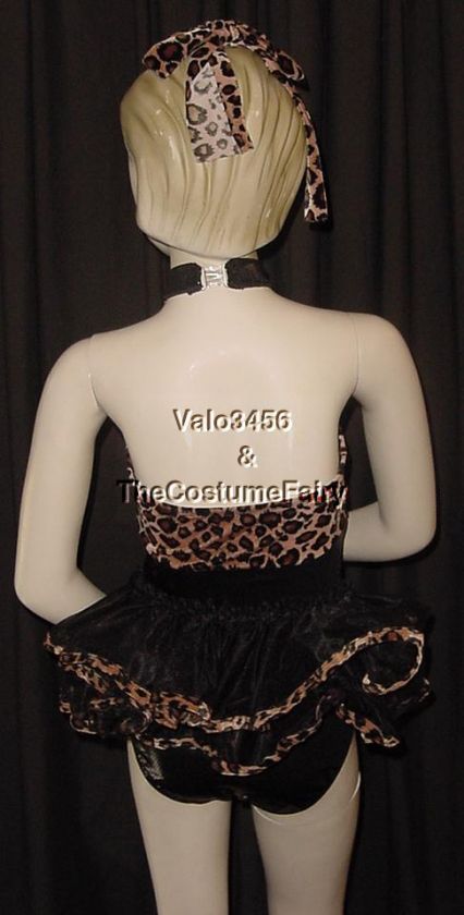 SASSY CAT Leopard Jazz Tap Dance Costume SIZE CHOICES  