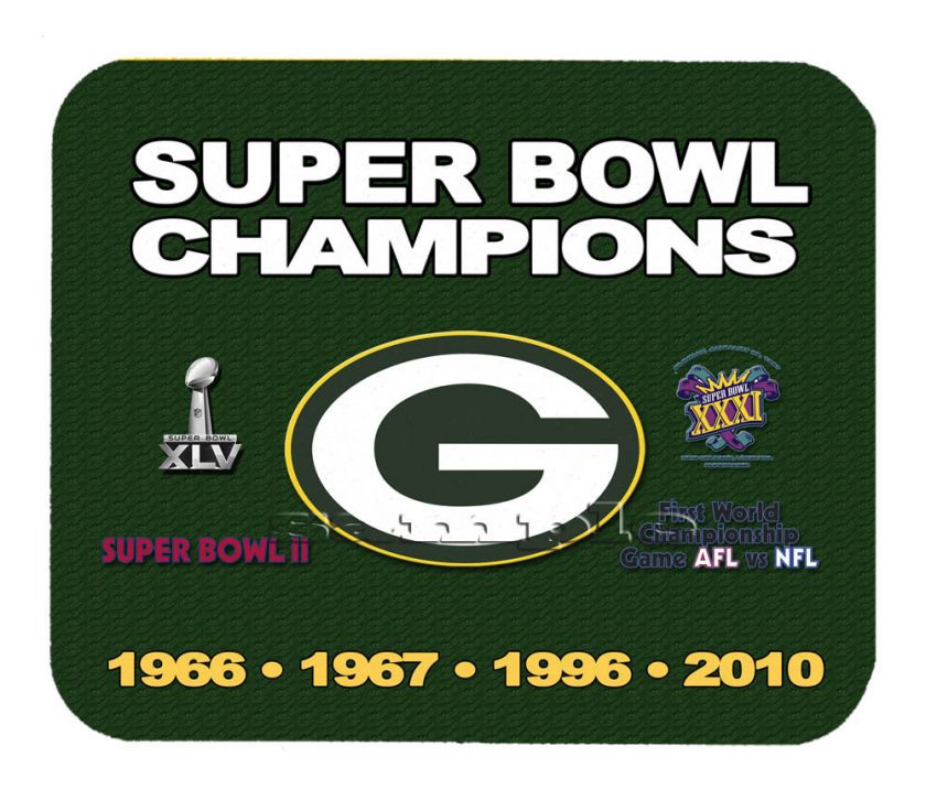 Item#318 Green Bay Packers Super Bowl Banner Mouse Pad  