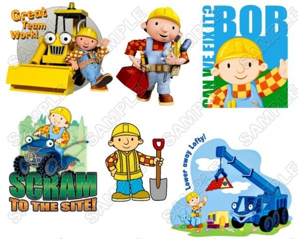 Bob The Builder T Shirt Iron on Transfer #1  