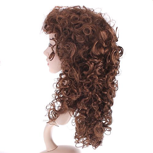   Fashion curls Stylish 22 long curly wavy hair wig Perruque W008