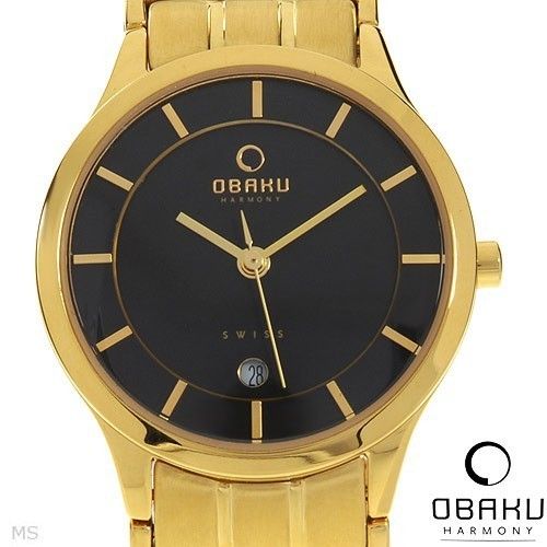 OBAKU HARMONY LADIES SWISS QUARTZ STAINLESS STEEL WATCH  