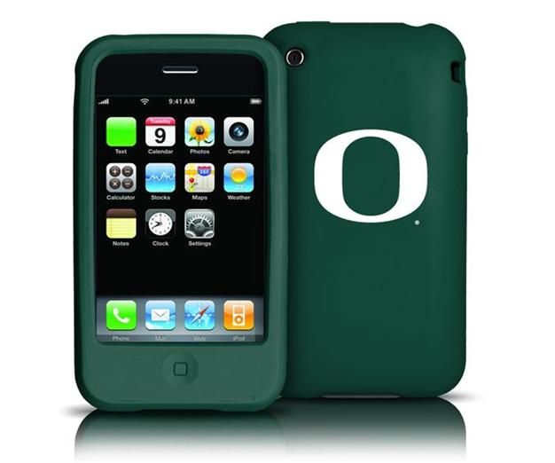 OREGON DUCKS SILICONE IPHONE 3G 3GS COVER CASE  