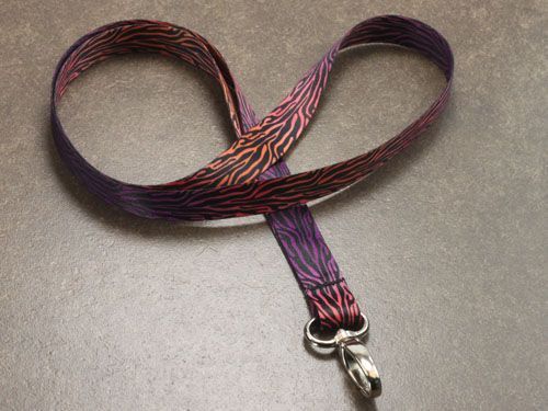 BOOJEE ID BADGE LANYARD BREAKAWAY & NON BREAKAWAY RIBBON FUNKY PYTHON 