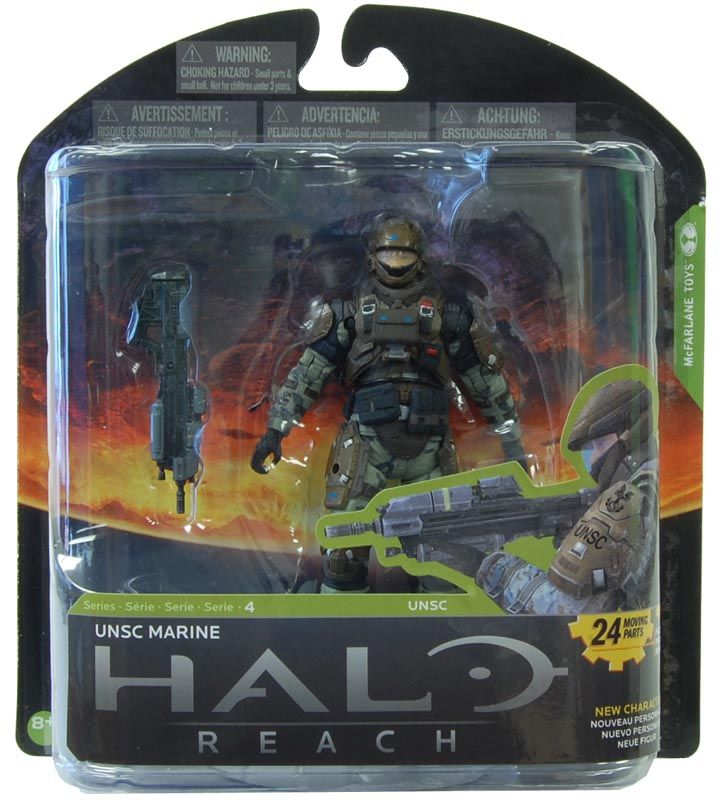 Halo Reach Series 4 Figure UNSC Marine *New*  