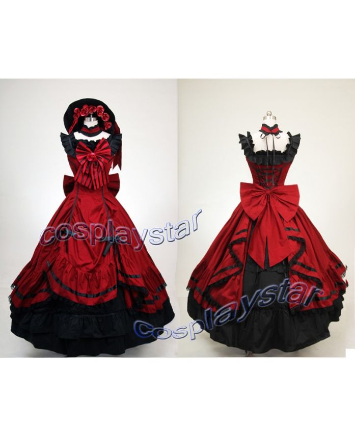 Black Butler Costume Kuroshitsuji Ciel Cosplay Dress 1  