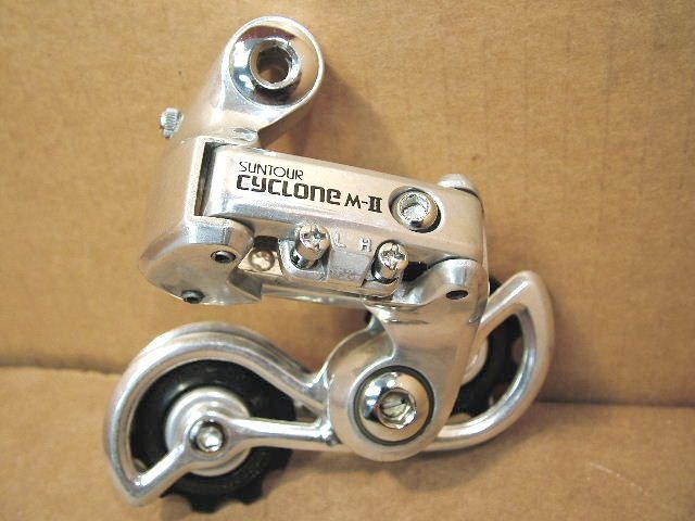 New Old Stock Suntour Cyclone Mark II Rear DerailleurShort Cage 