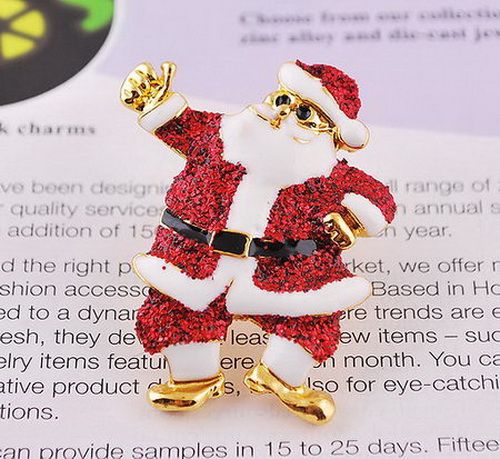 Wholesale 12X Beautiful Christmas theme Brooch free  