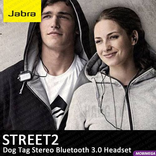 New Genuine Jabra STREET2 BT3030 II Dog Tag A2DP Stereo Bluetooth 