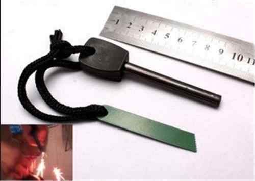 Survival Magnesium Flint Fire Steel Starter Striker  